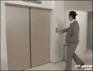 prank elevator GIF