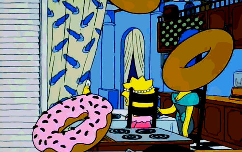 Homer Simpson Donut GIF