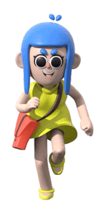 On My Way Running Sticker by Ivan Rascon