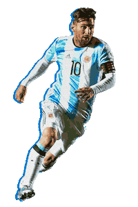eldorinam goat messi Sticker