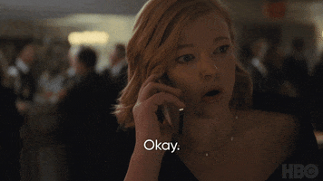 Sarah Snook Wow GIF by SuccessionHBO