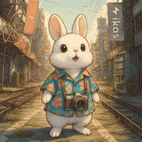 Travel Rabbit GIF by Salih Kizilkaya