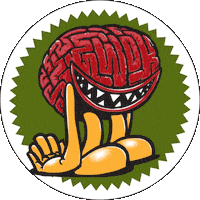 Sticker Think Sticker by THE GIMME PROJECT