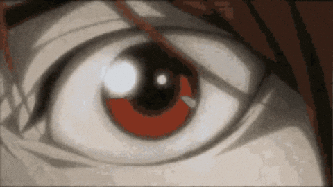 stfuuuuuuuuuuu giphygifmaker anime awkward death note GIF