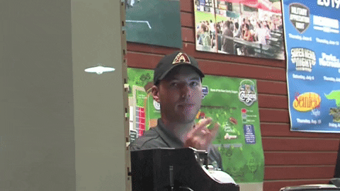 Eyebrows Thumbs Up GIF by Kane County Cougars