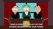 mayor mcdaniels talking GIF by South Park 