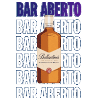 Ballantines Sticker by Bar Aberto