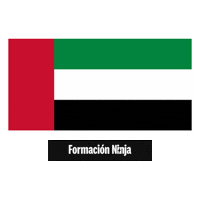 United Arab Emirates Flag Sticker by Formación Ninja