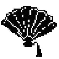 Pixel Waving Sticker