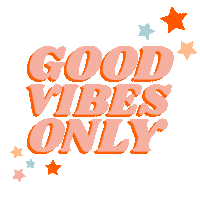 Good Vibes Stars Sticker by The Dairy