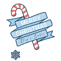 degscakes christmas xmas merry christmas merrychristmas Sticker