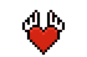 I Love You Art Sticker