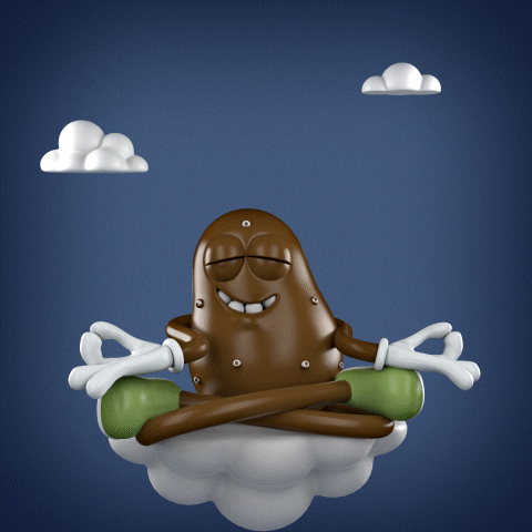 JonBuckleyIllustration giphyupload relax peace yoga GIF