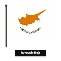 Cyprus Flag Sticker by Formación Ninja