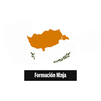 Cyprus Flag Sticker by Formación Ninja