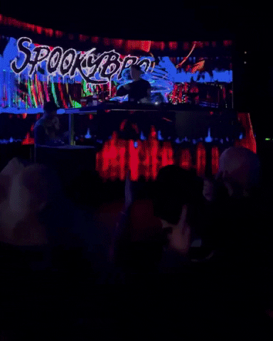 Spookybro giphyupload party festival live GIF
