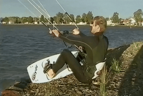 kite surfing fail GIF by America's Funniest Home Videos