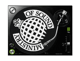 Ministryofsoundclub record player ministry of sound ministryofsound mos 30 Sticker