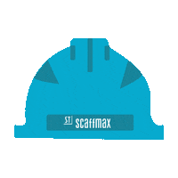 ST_NW working handwerk blau helm Sticker