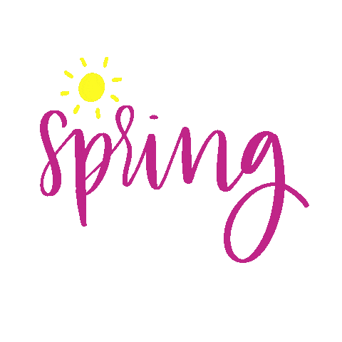 letteritpretty giphyupload sun spring springtime Sticker