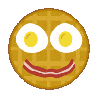 Egg Bacon Sticker by imoji