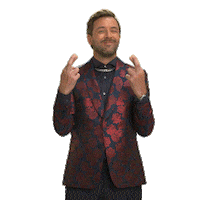 React Fingers Crossed Sticker by Celebrity Apprentice Australia