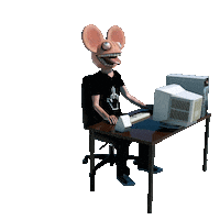 3D Head Bang Sticker by deadmau5