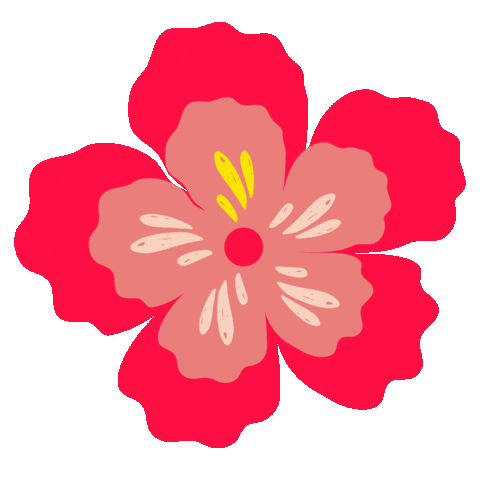 Summer Flower Sticker by Shaka Tea