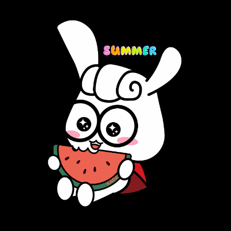 Summer Bunny GIF by Korea Anti-Doping Agency