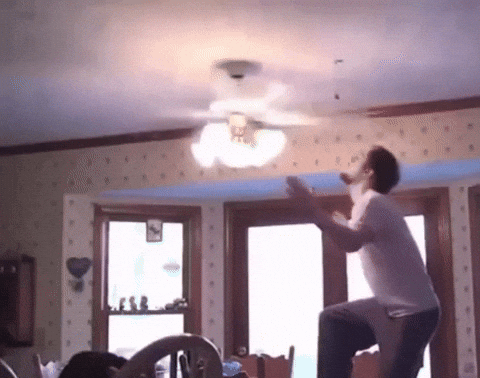 Mika55 fail giphycreatortest ceiling fan GIF