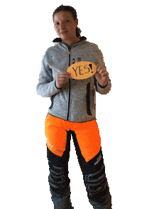Ja Yes Sticker by Husqvarna Deutschland