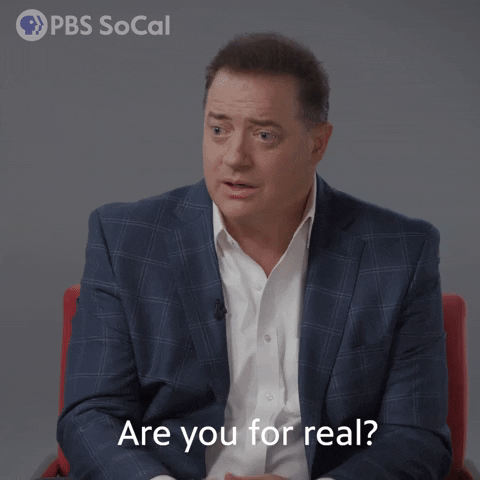 Brendan Fraser Actors GIF by PBS SoCal