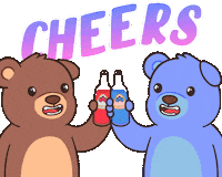 Happy Party Sticker by BEARISH