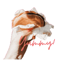 Burger Eating Sticker