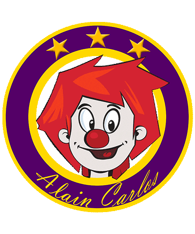 alaincarlos02 giphyupload clown circus circo Sticker