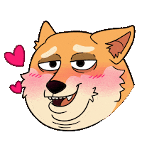 In Love Hearts Sticker by Doge Pound