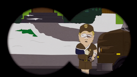 driver ups GIF by South Park 