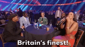 Maya Jama Brits GIF by BRIT Awards