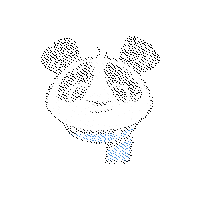 Feliz Panda Sticker by 21BRZ