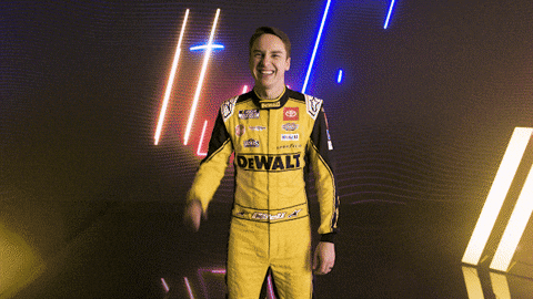 Christopher Bell Fist Pump GIF by NASCAR