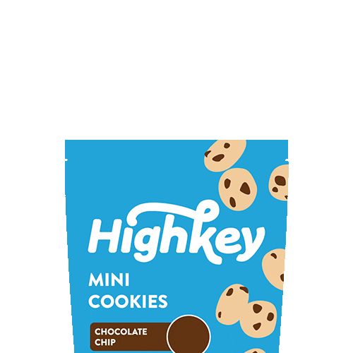 highkeysnacks lemon mint chocolate chip chocolate chip cookies Sticker