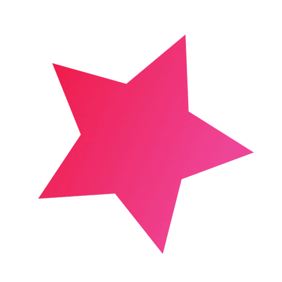 Pink Star Sticker by HubSpot