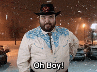 Oh Boy Cowboy GIF by GIPHY Studios 2021