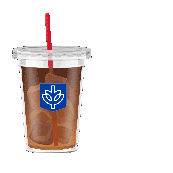Iced Coffee Sticker by DePaulU