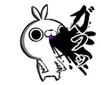Line 吐血 Sticker by クレイジー闇うさぎ