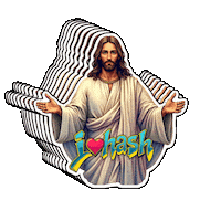 Jesus Love Sticker