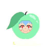 Pixel Apple Sticker