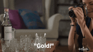 Picture Perfect Gold GIF by Hallmark Channel