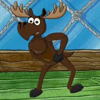 DoYouMoose chicken shut up web3 funny face GIF