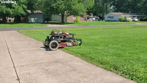 Autonomous Gps Lawnmower GIF by ViralHog
